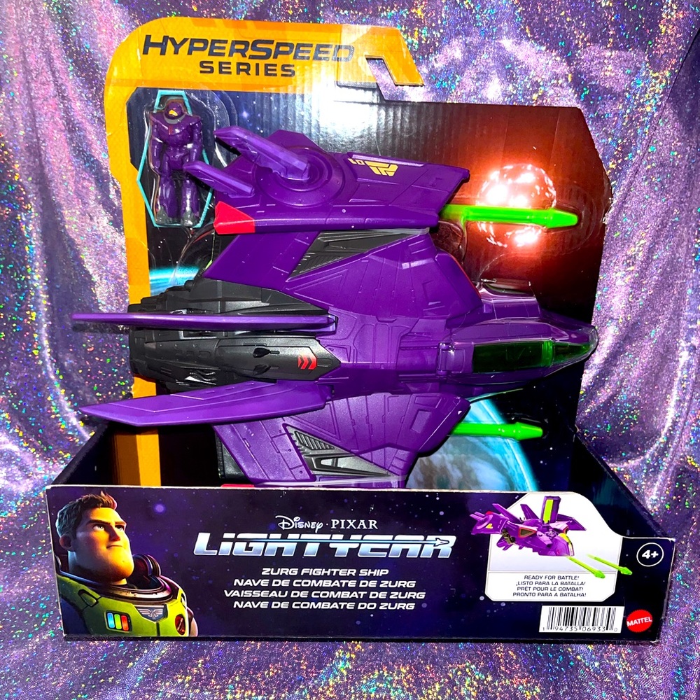 Lightyear Zurg Fighter Ship Hyperspeed